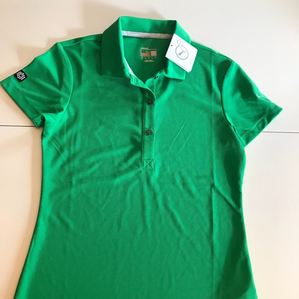 NWT Puma Golf/Tennis Moisture Wicking Polo
